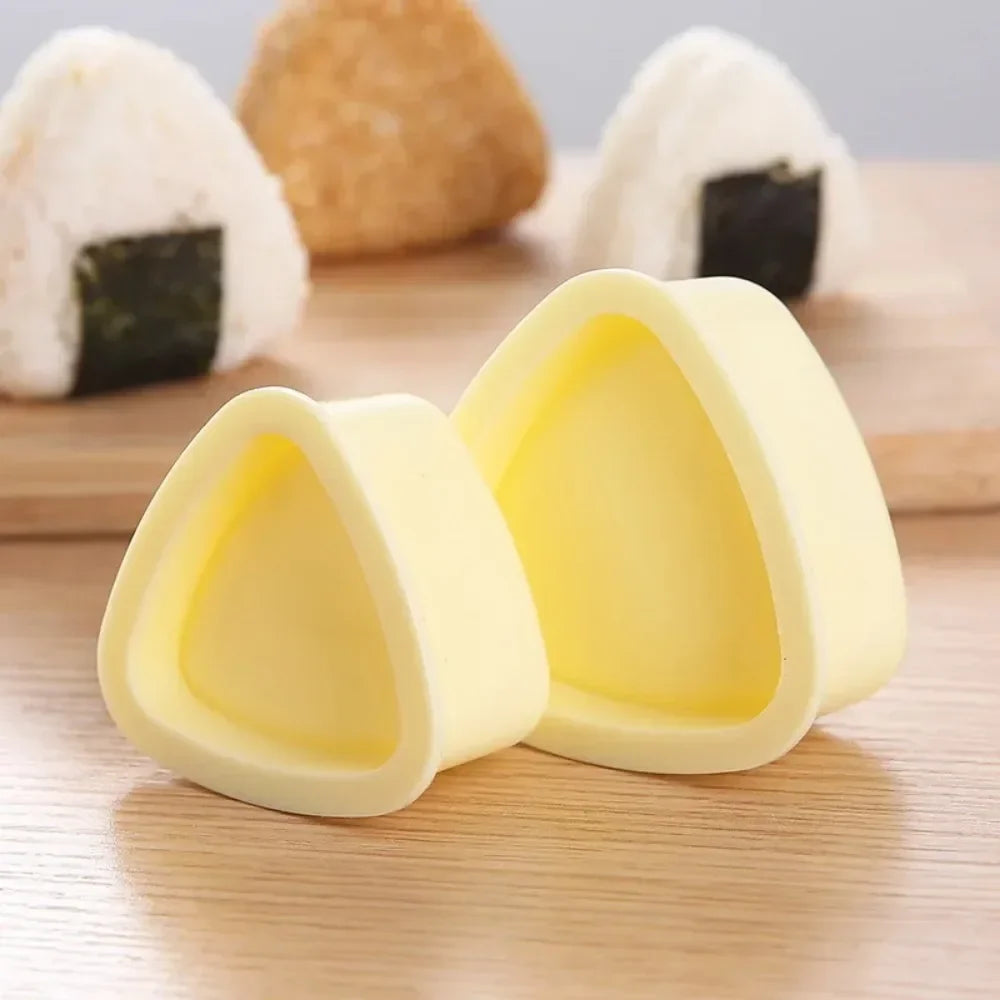 2PCS Triangular Onigiri Rice Mold Set | DIY Sushi Bento Tool