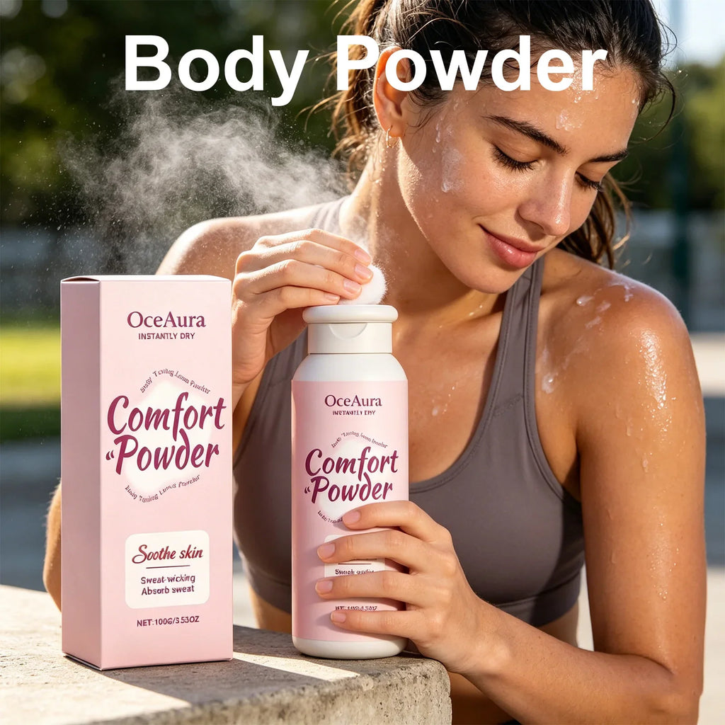 Talc-Free Instant Dry Body Powder | Sweat Absorbing Summer Care