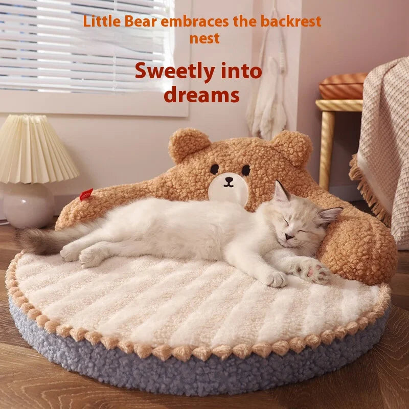 All-season Cat Bed Warm Winter Pet Kitten Sleeping Nest Mat Kitty
