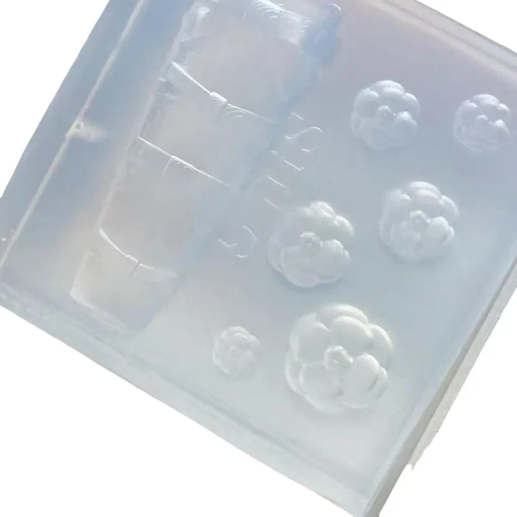 3D Silicone Nail Mold – Bowknot & Camellia Flower Nail Art