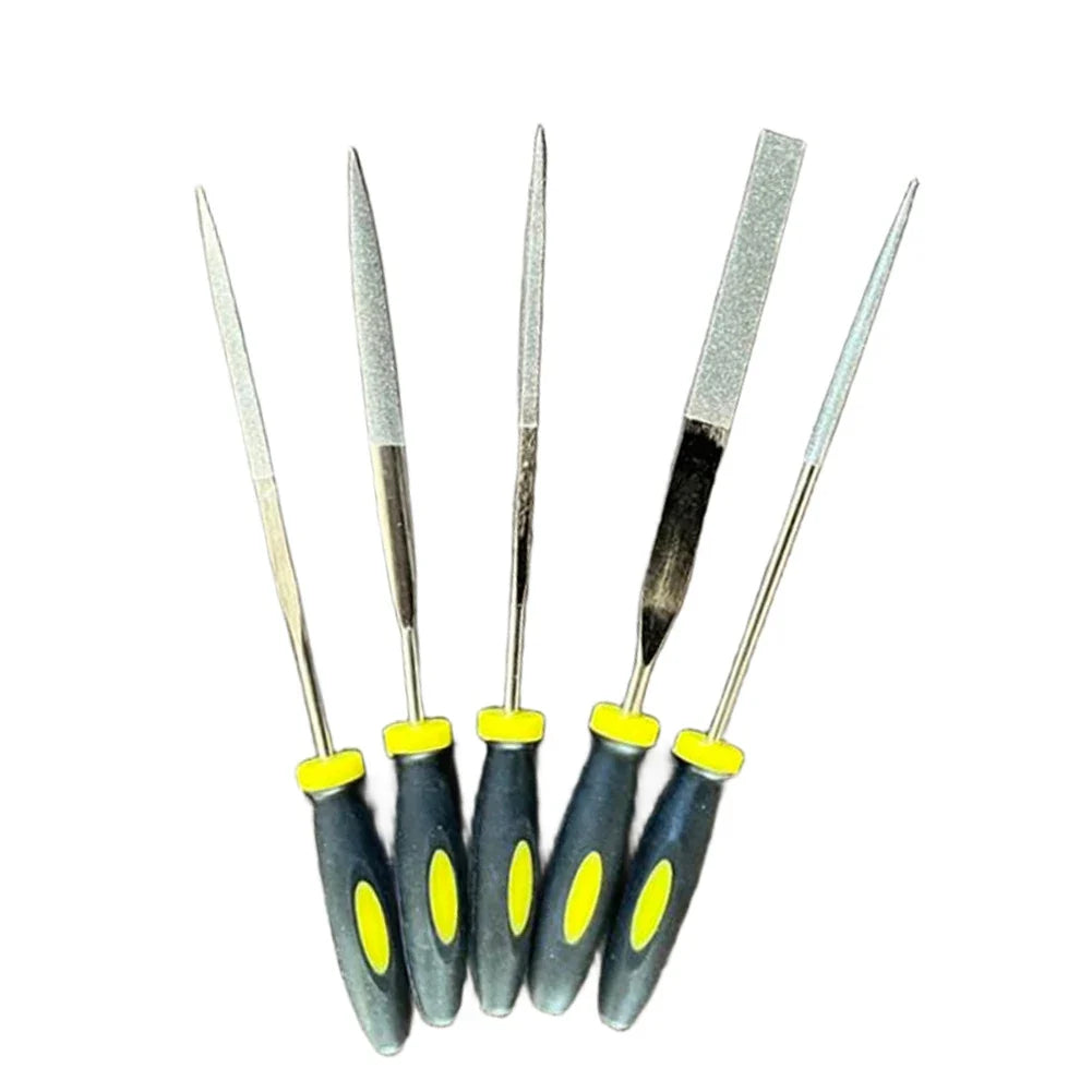 Emery Needle File Set – 5 Shapes for Metal, Wood & Jewelry