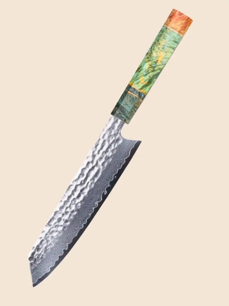 8" Kiritsuke Chef Knife – 67-Layer Damascus Steel Kitchen Knife