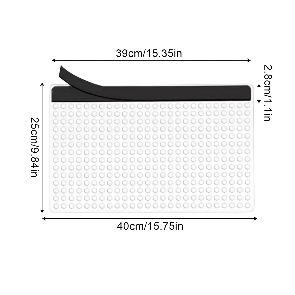 Magnetic Pool Skimmer Cover – Leaf Guard Mesh Screen 40cm