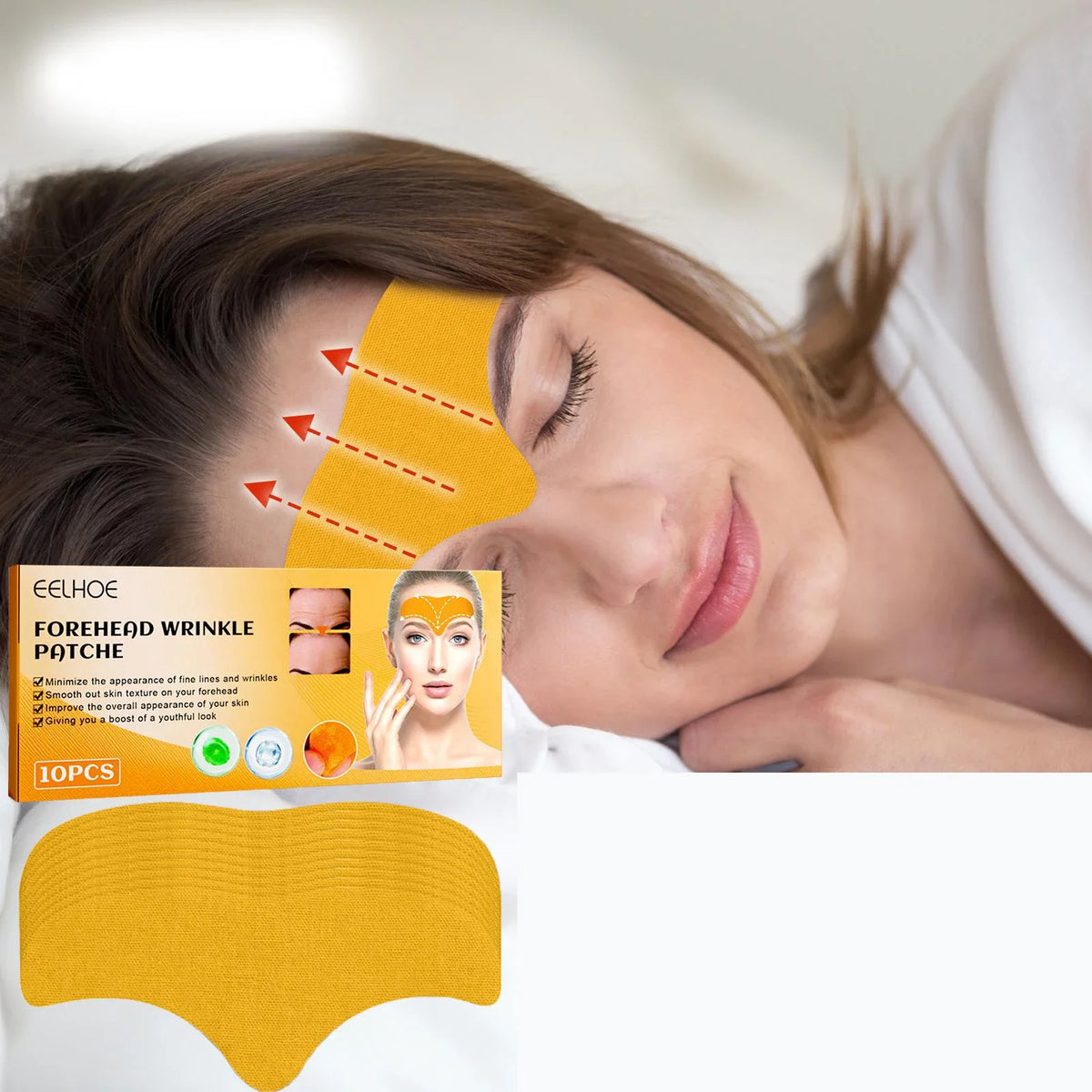 Forehead Wrinkle Patch Reduce Fine Lines Firming Smoothing Tighten