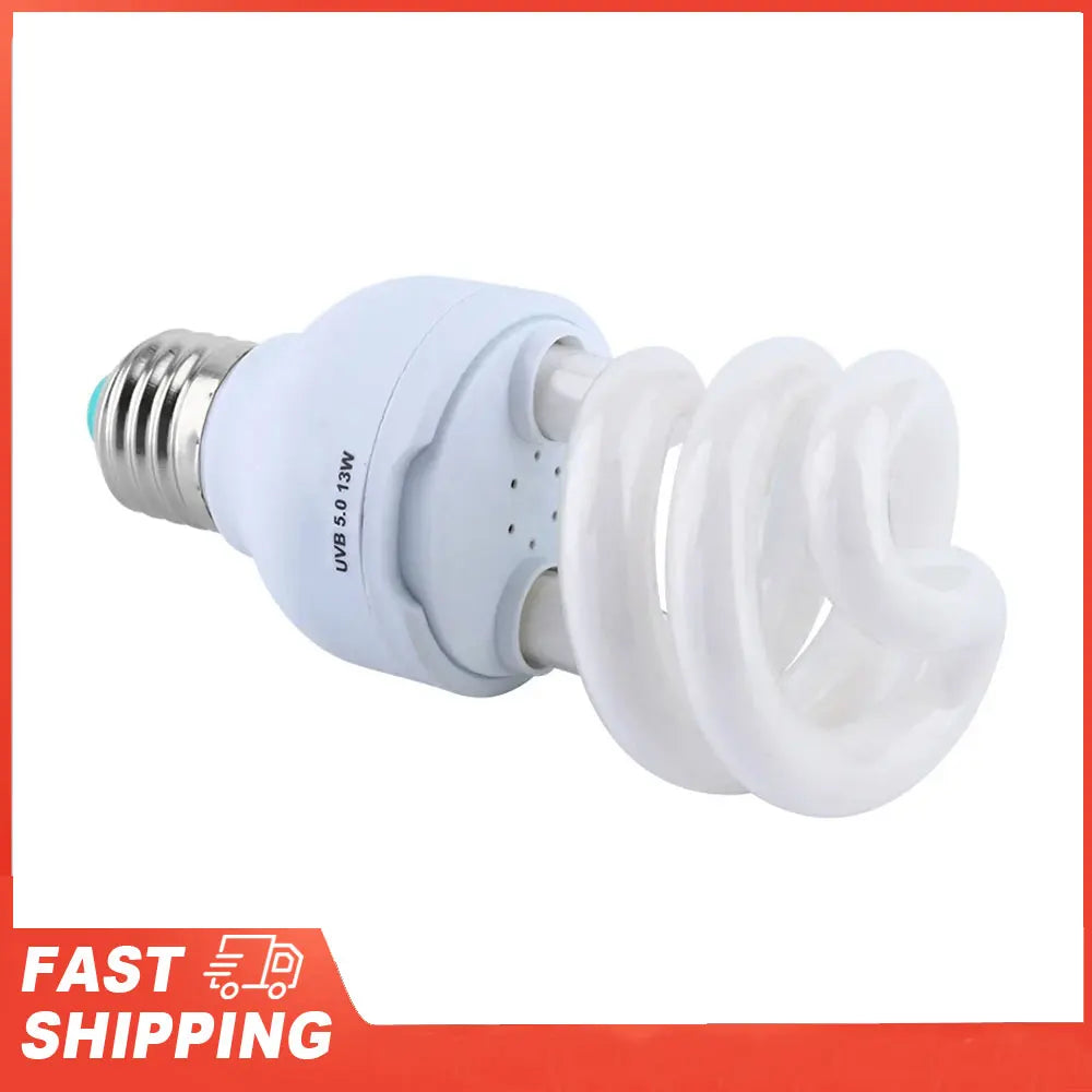 Pet Heating Light Bulb E27 UVB Reptile Lamp 13W 5 0 Base Energy