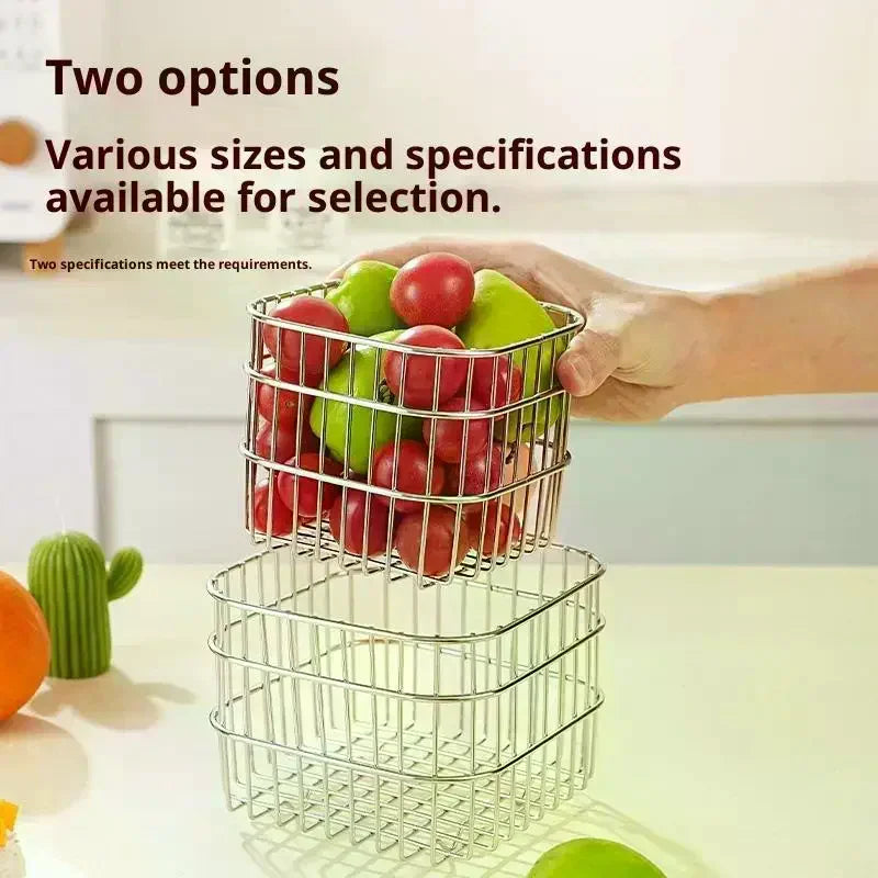 Punch-free Wall Hanging Kitchen Shelf Storage Rack Onion Ginger