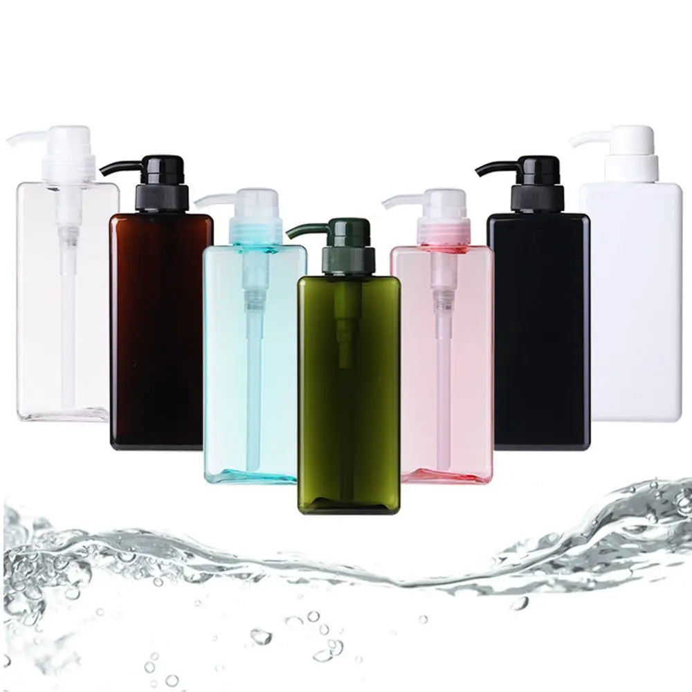 Square Clear Bottle Liquid Soap Whipped Mousse Points Bottling