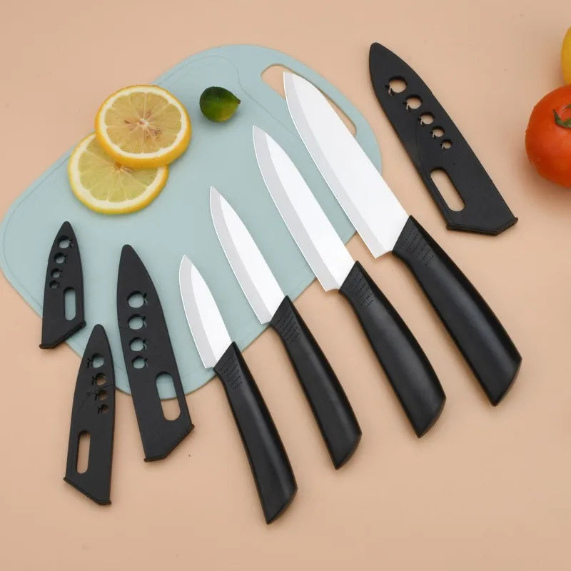 Ceramic Kitchen Knife Set 3" 4" 5" – Fruit & Paring Knives