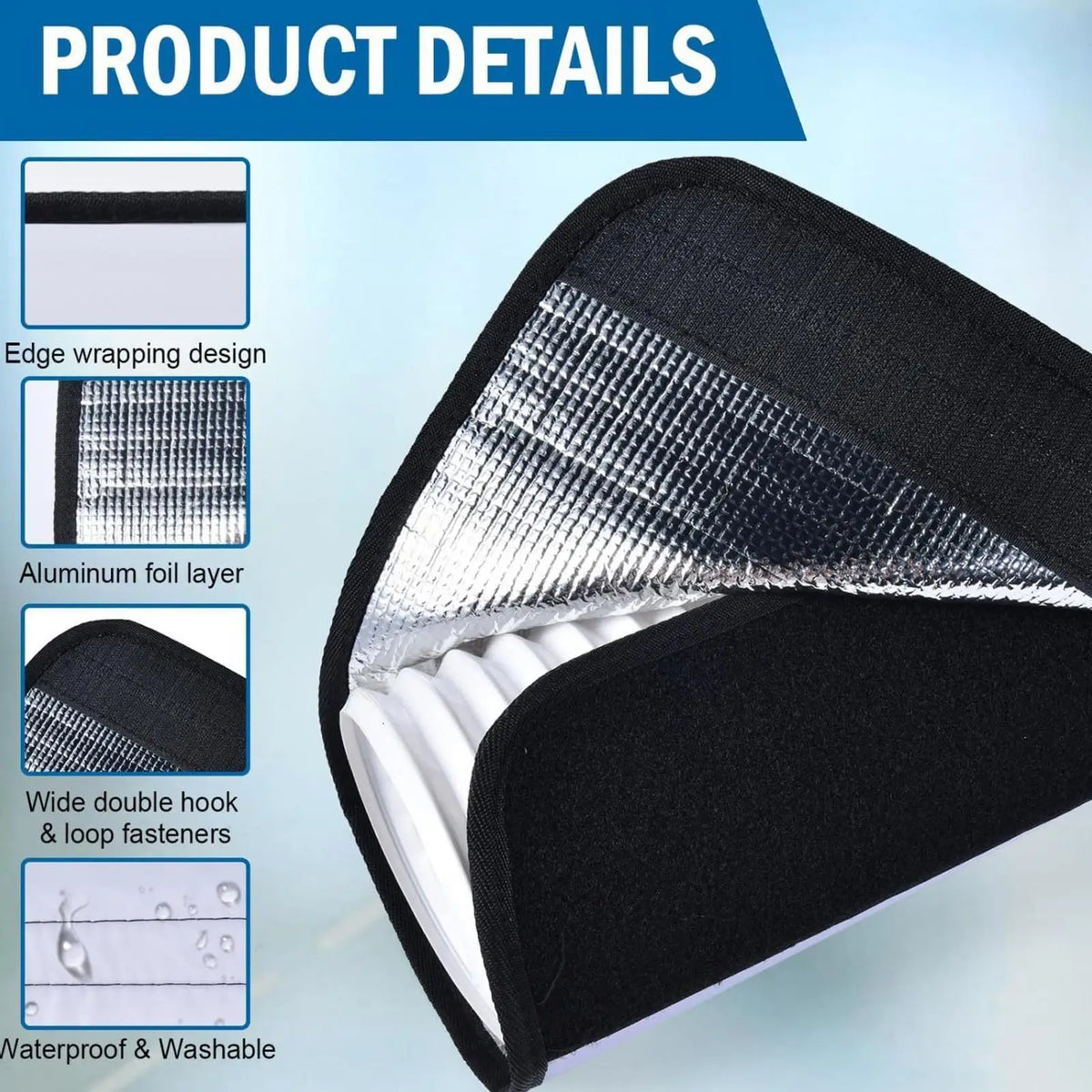 AC Hose Insulation Sleeve | Portable Air Conditioner Duct Cover