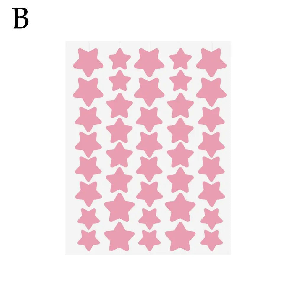 40-Pack Star Pimple Patches – Invisible Waterproof Acne Cover
