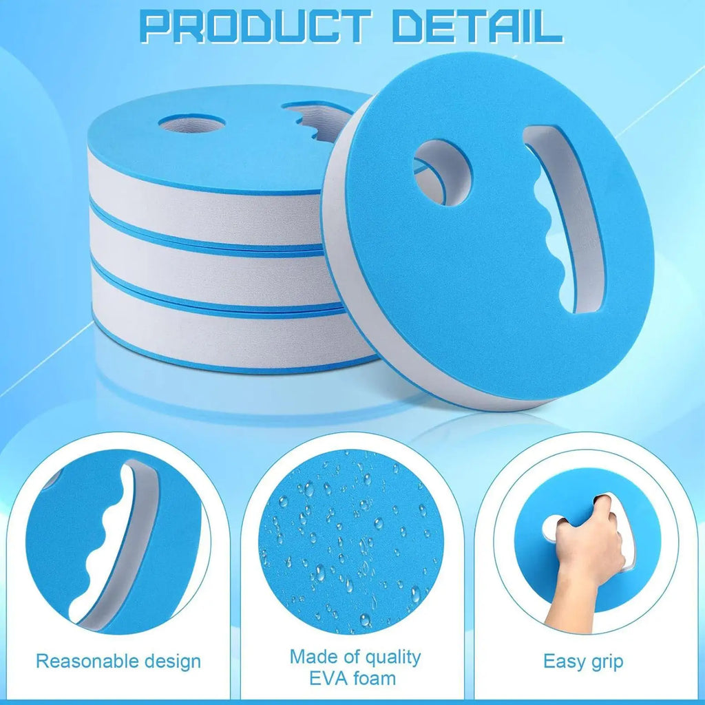 EVA Foam Water Exercise Discs – Aqua Hand Paddle Set (2 Pcs)