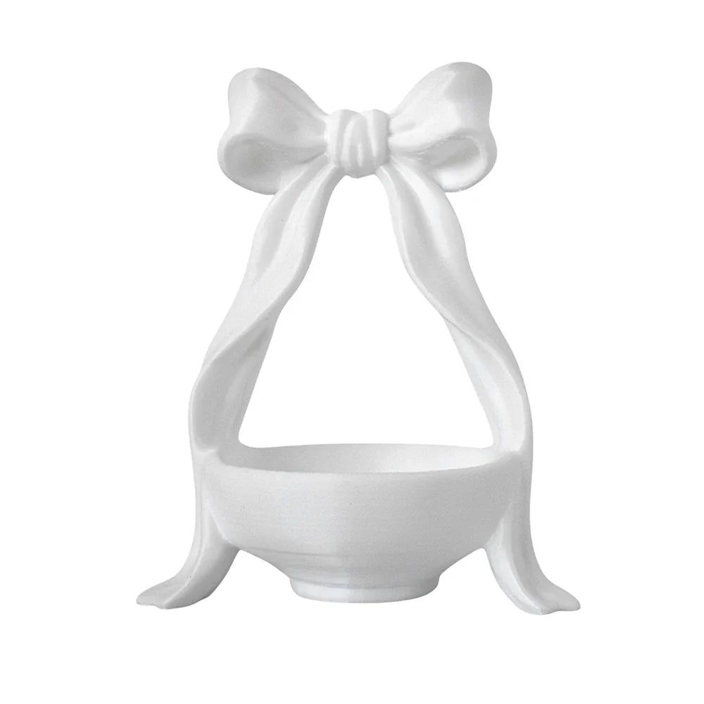 Bow-Shaped Jewelry Dish & Storage Tray – Ring, Necklace & Earring Organizer