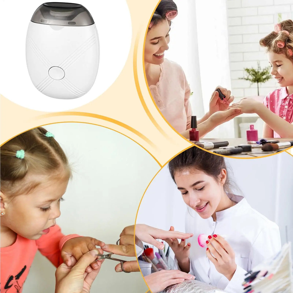 Electric Nail File 3-Speed Rechargeable Nail Polisher & Trimmer