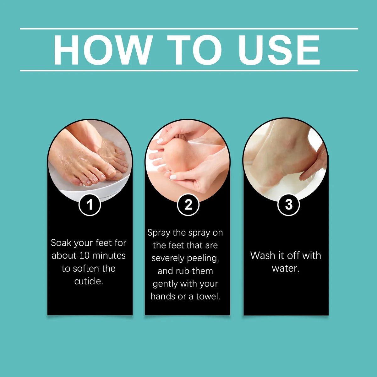 South Moon Foot Peeling Spray | Exfoliate & Soften Feet 20ml