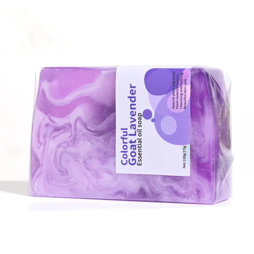 Lavender Essential Oil Handmade Glycerin Floral Soap Bar