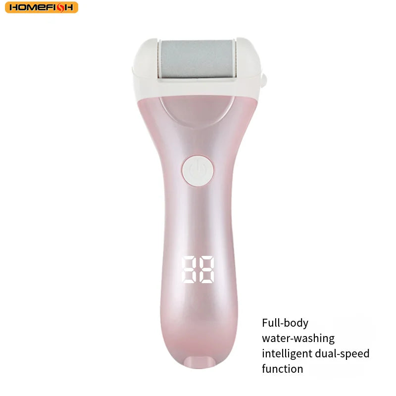 Electric Foot File Callus Remover – USB Rechargeable + 3 Heads