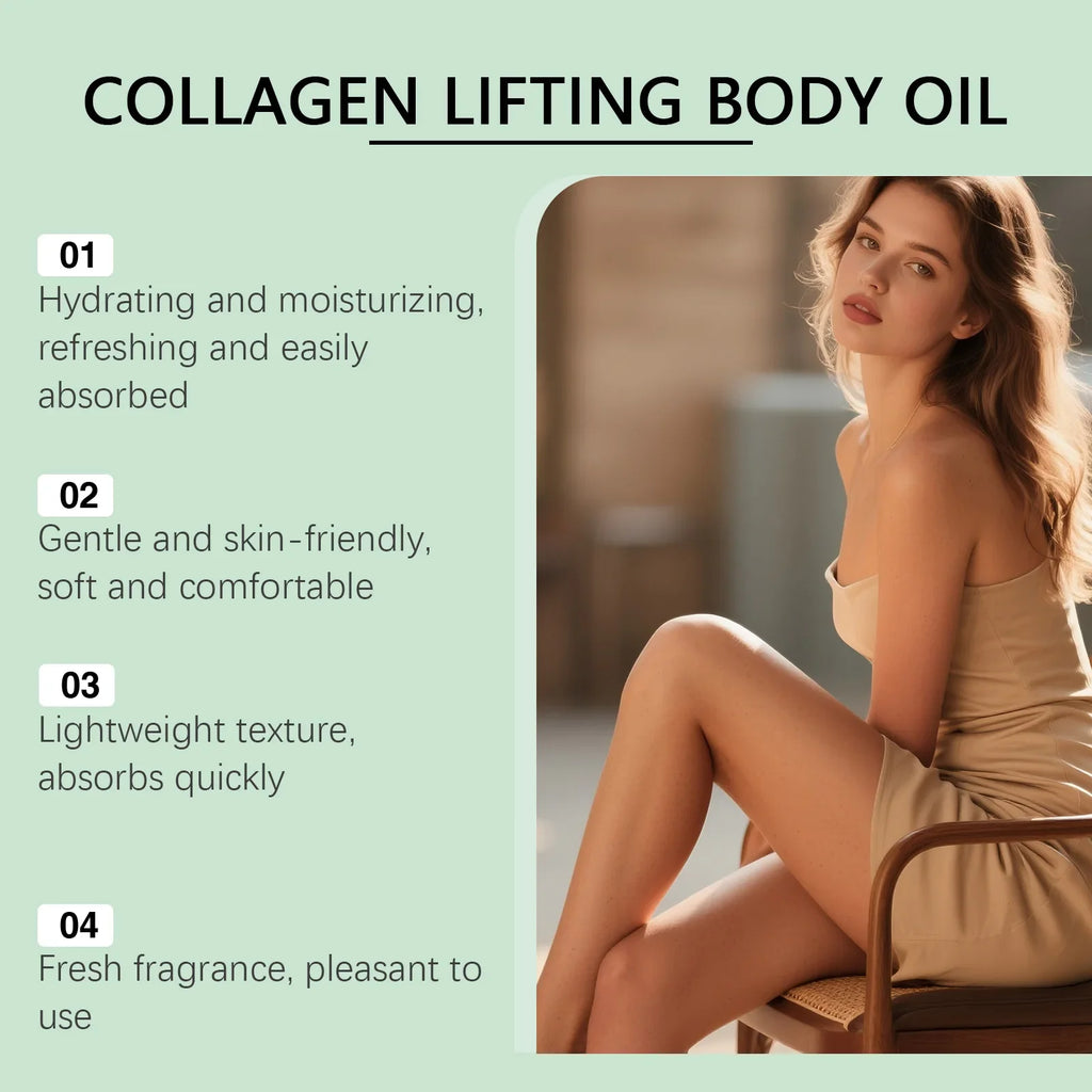 OceAura Collagen Lifting Body Oil – Firming & Hydrating 100ml