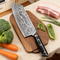67-Layer Damascus Steel Chef Cleaver Knife – Sharp 19.3cm