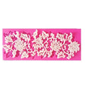 Bloemen Wijnstok Silicone Cake Mold Lace Flower Leaf Design Sugar