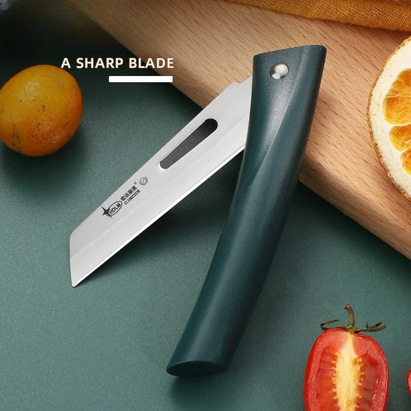 Stainless Steel Folding Fruit Knife – Portable Paring Knife