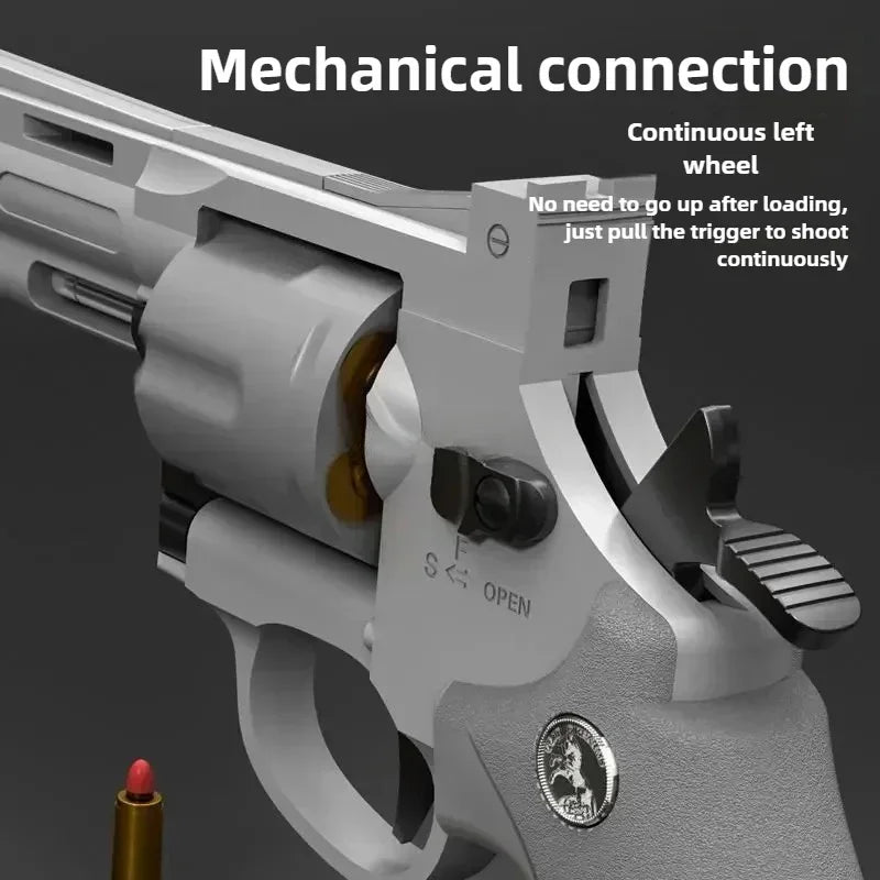 ZP5 357 Soft Dart Revolver Toy Gun – Outdoor CS Battle Game