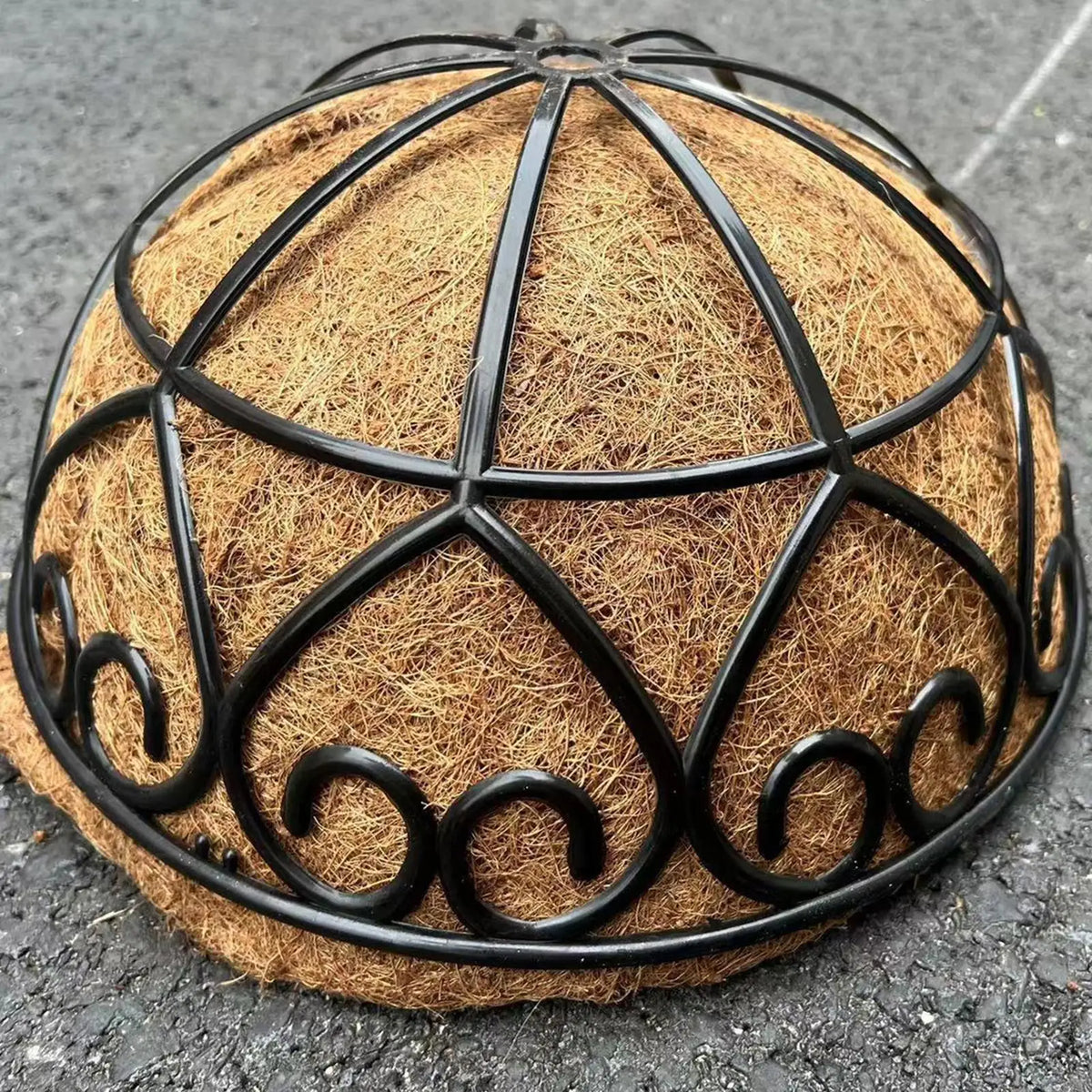 Resin Hanging Flower Pot with Chain | Outdoor Planter Basket