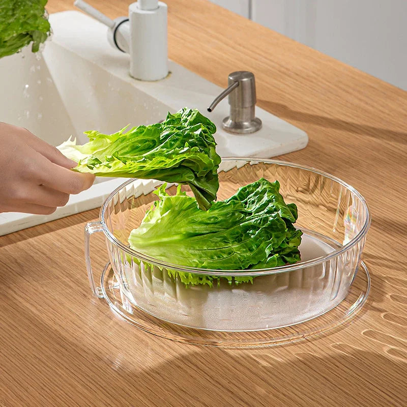 10-Inch Clear Microwave Food Cover Lid with Handle | Splash Guard