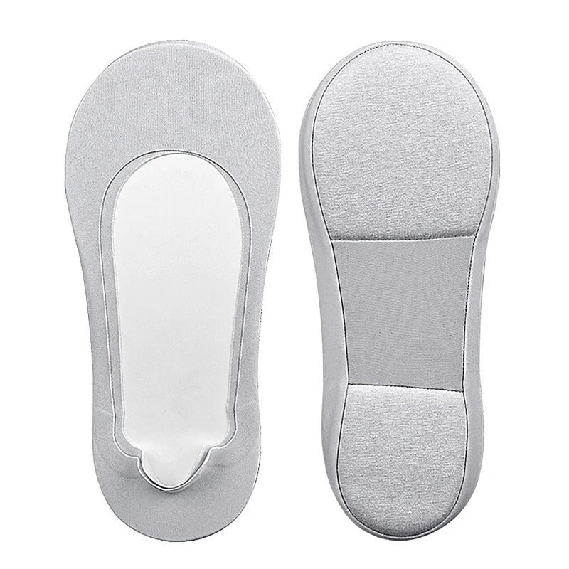 3D Arch Massage Invisible Socks – Women's No-Slip Slipper Sock