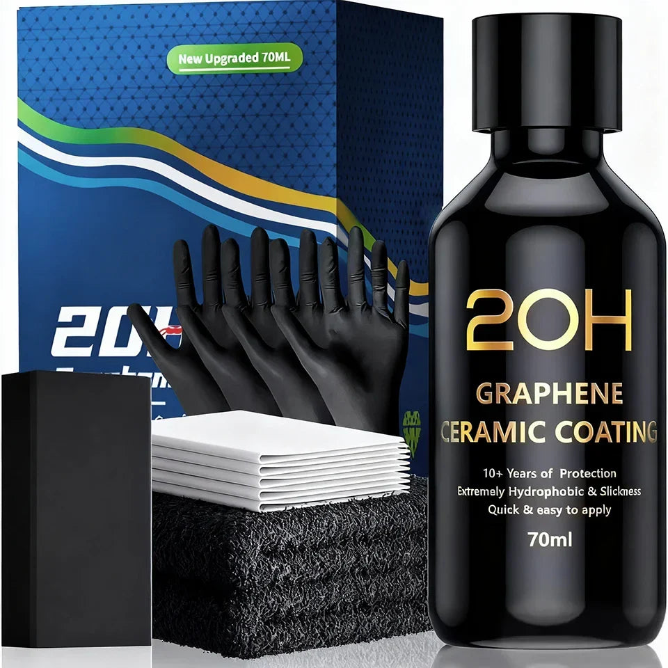 Graphene Ceramic Coating 20H Self Healing UV Track Technology Car