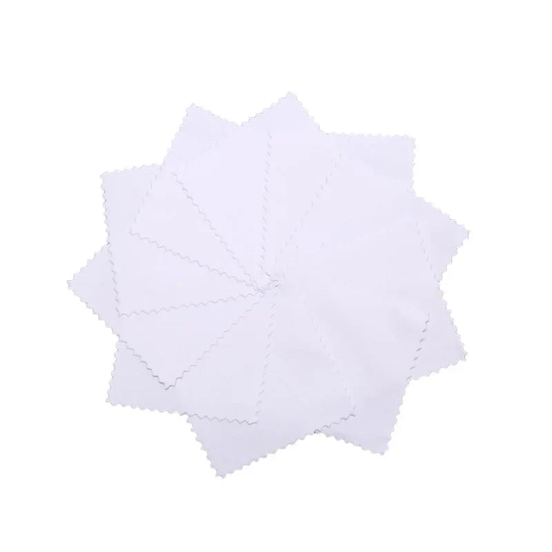 50 PCS Silver Polishing Cloth – Jewelry Cleaning Anti-Tarnish