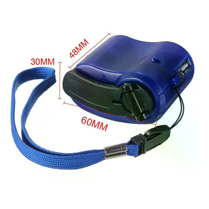 Emergency Outdoor Hand Crank Power Dynamo Charger 5 5V Travel