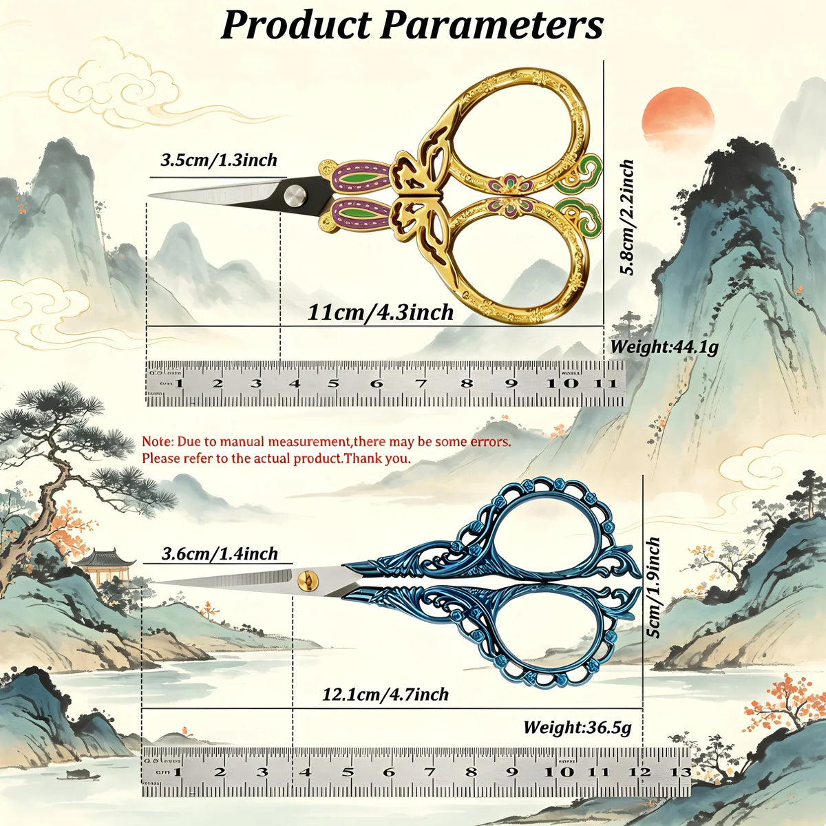 Sharp Embroidery & Tailor Scissors – Stainless Steel Sewing Shears