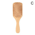 Bamboo Paddle Hair Brush & Wide-Tooth Comb – All Hair Types
