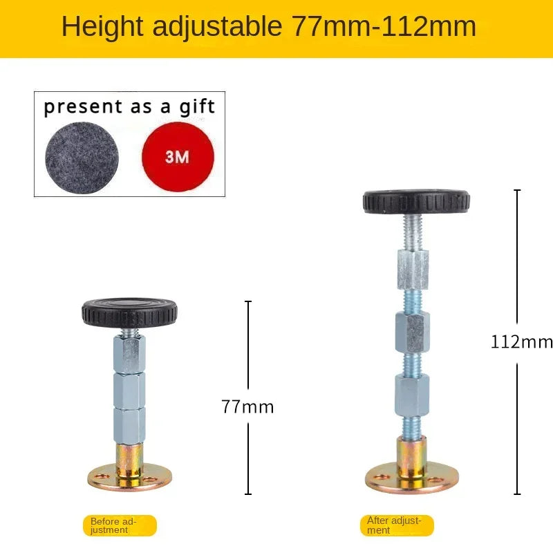 Adjustable Bed Frame Stabilizer Anti-Shake Support 30–110mm