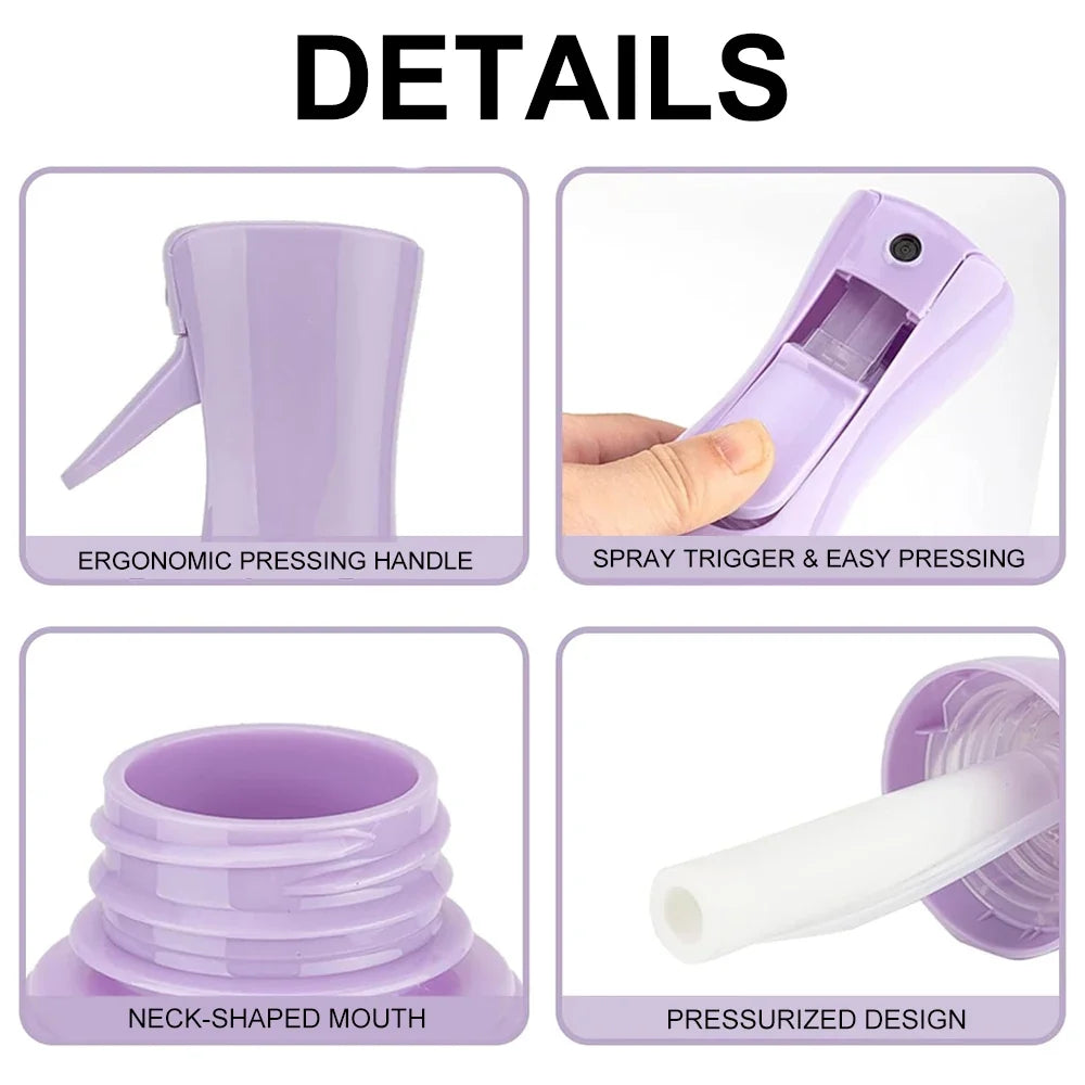3-Piece Detangling Hair Brush & Spray Bottle Set | Curly Hair
