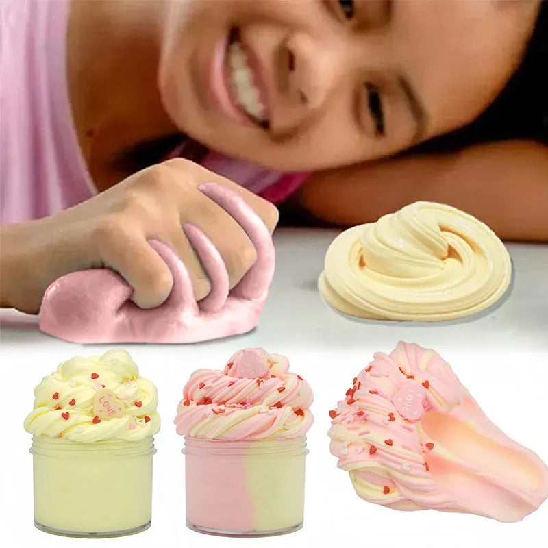DIY Butter Cloud Slime Kit – Soft, Scented & Non-Sticky 70ml