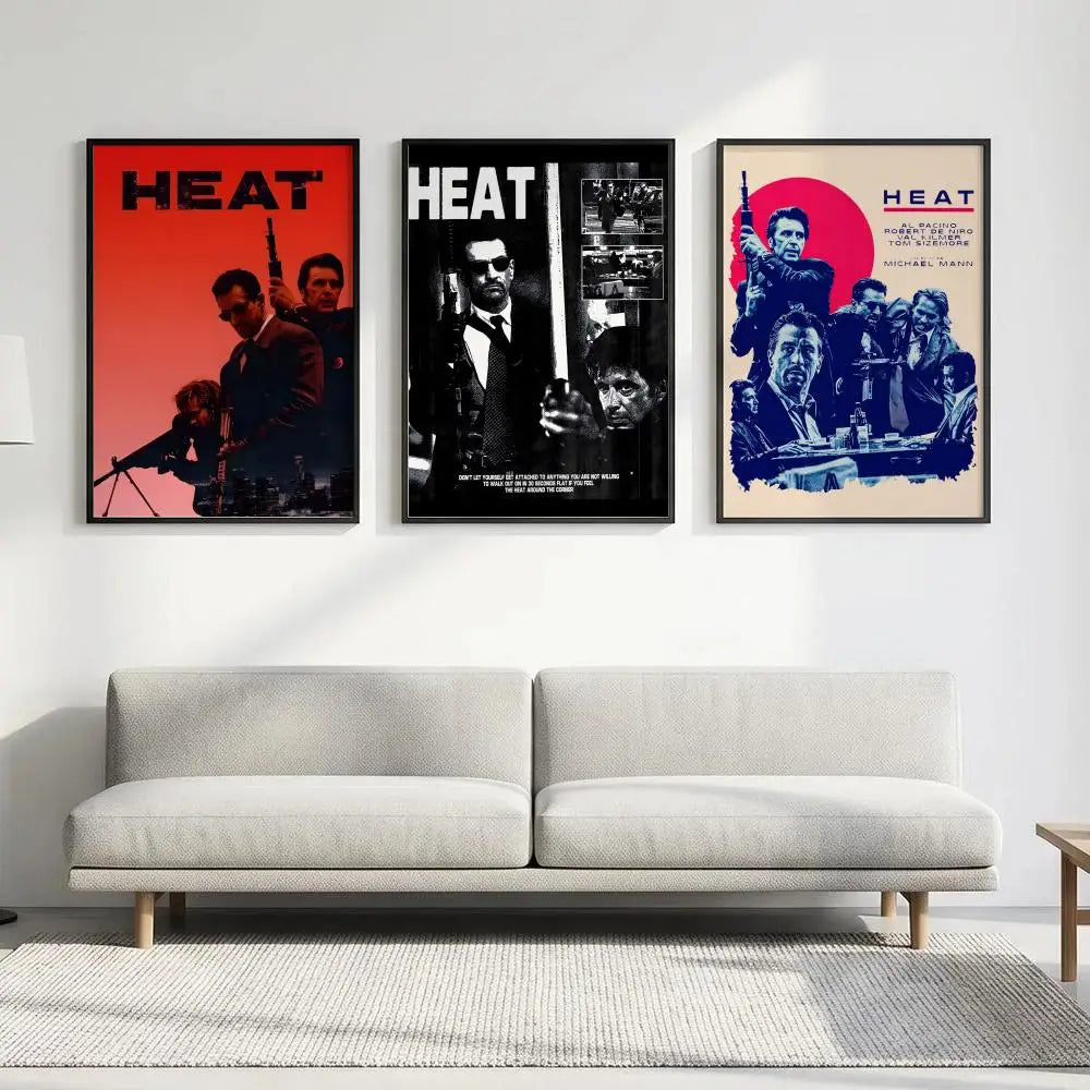 Movie Heat HD Art Poster – Waterproof Self-Adhesive Wall Decor