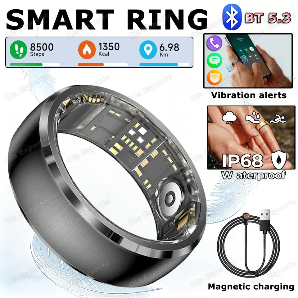 Smart Ring – Heart Rate, Sleep & SpO₂ Monitor | 5ATM