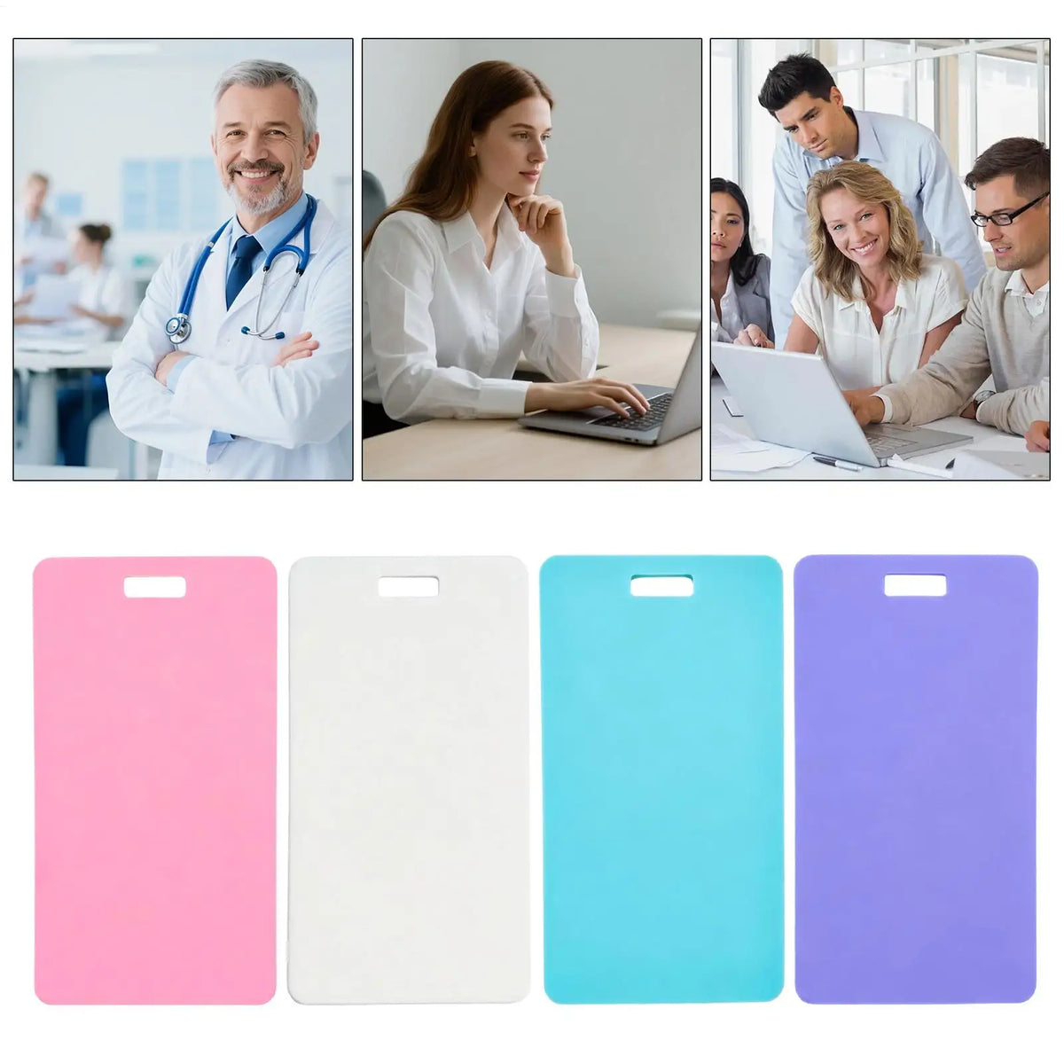 Erasable Badge Notes 4-Pack – Pocket Dry-Erase Memo Pads