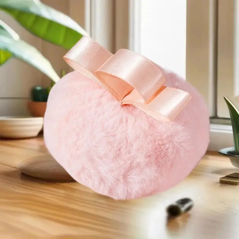 Fluffy Highlighter Powder Puff Ball – Face & Body Glow