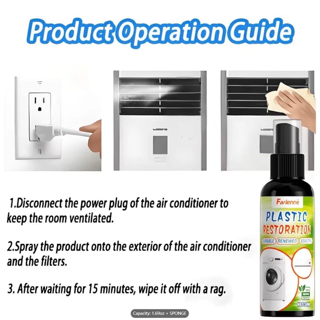 AC Cleaning & Maintenance Spray – Boost Cooling Efficiency