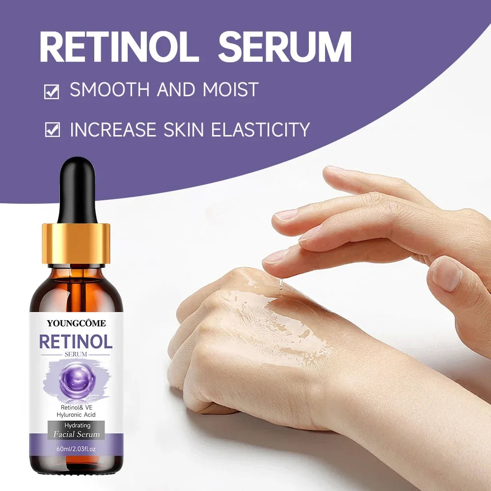 YOUNGCOME Retinol Serum Hyaluronic Acid Hydrating Anti Aging Deep