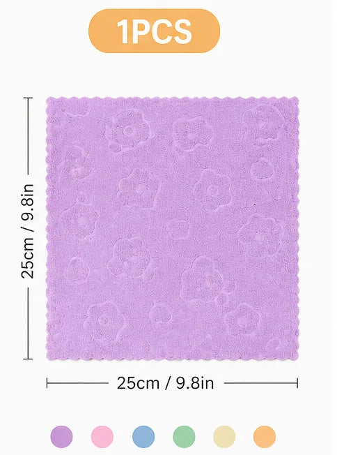 Microfiber Dish Cloths Lint-Free Reusable Kitchen Cleaning Towels