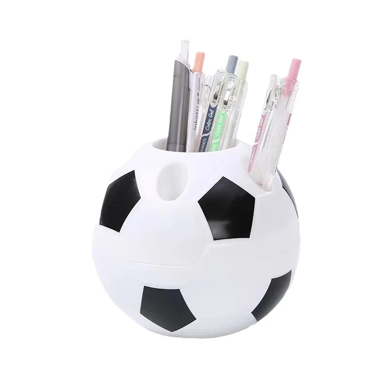 Soccer Ball Pen Pencil & Toothbrush Holder | Desk Organizer