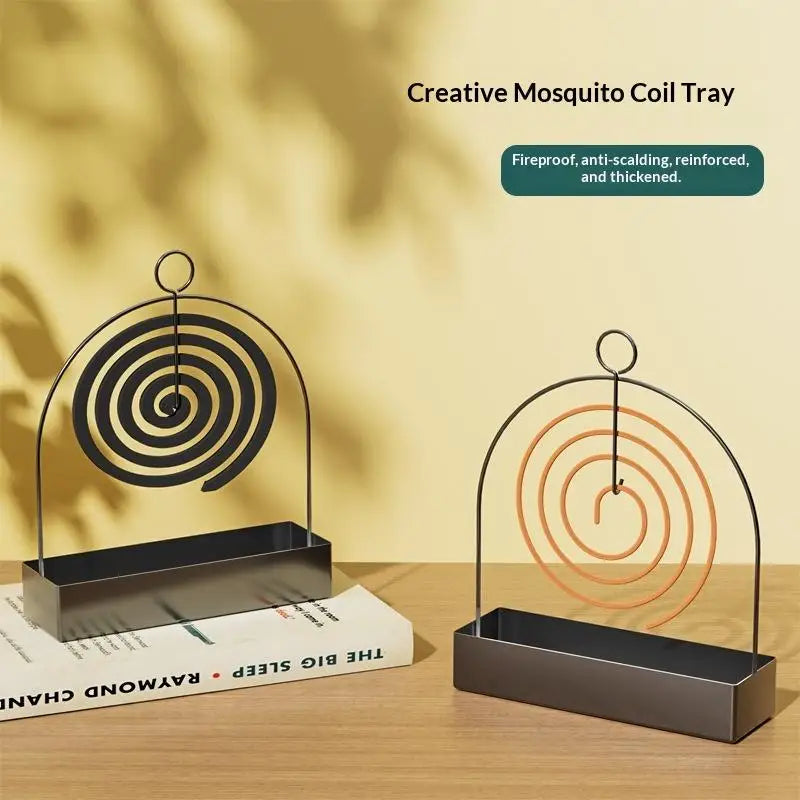 Metal Hanging Incense & Coil Holder – Home & Camping Use