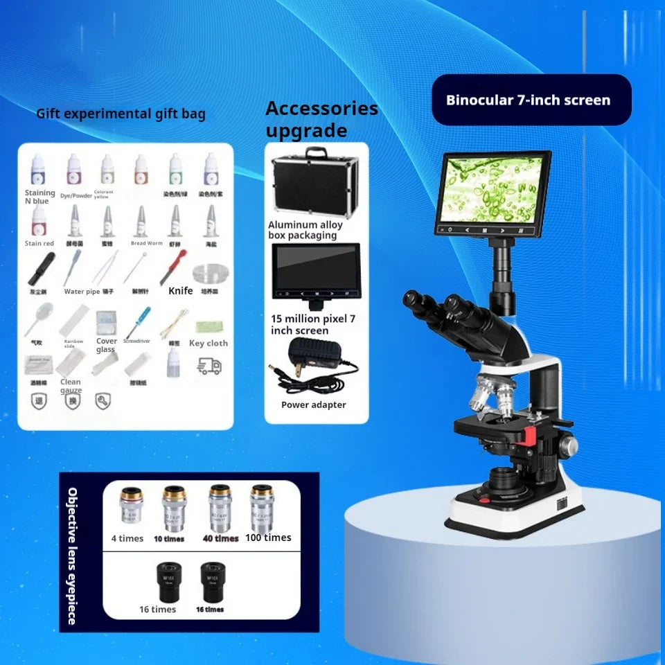 Electronic Binocular Biological Microscope – Teaching & Research