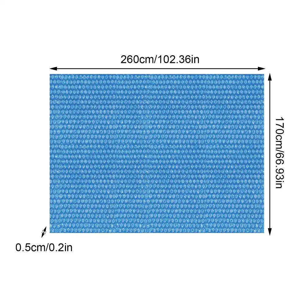 Solar Pool Cover – PE Bubble Film Heat Insulating Pool Cover