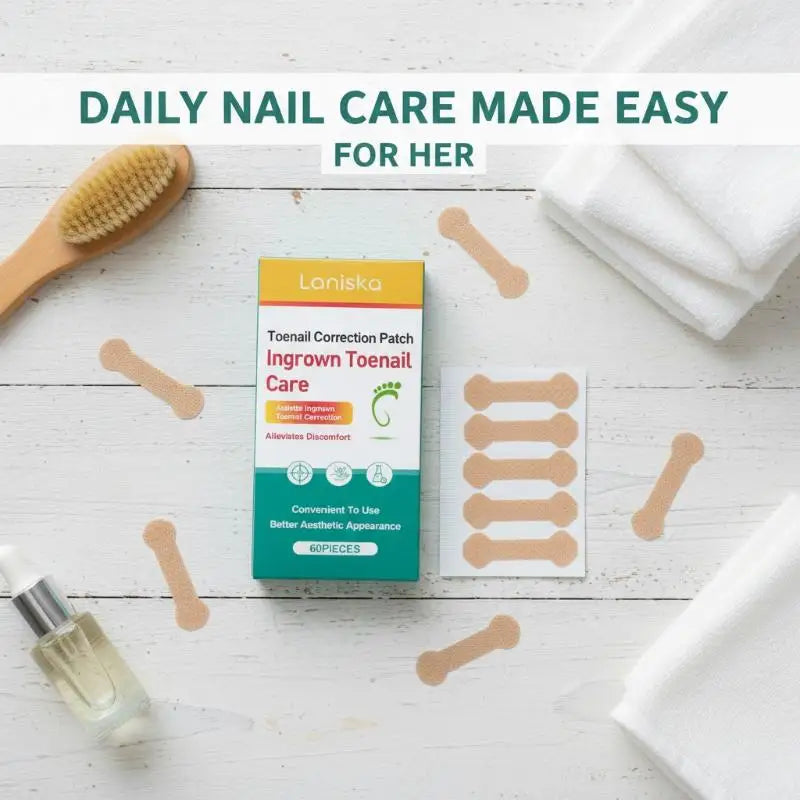 Laniska Nail Tip Care Patch – Skin-Friendly Protection, 60pc