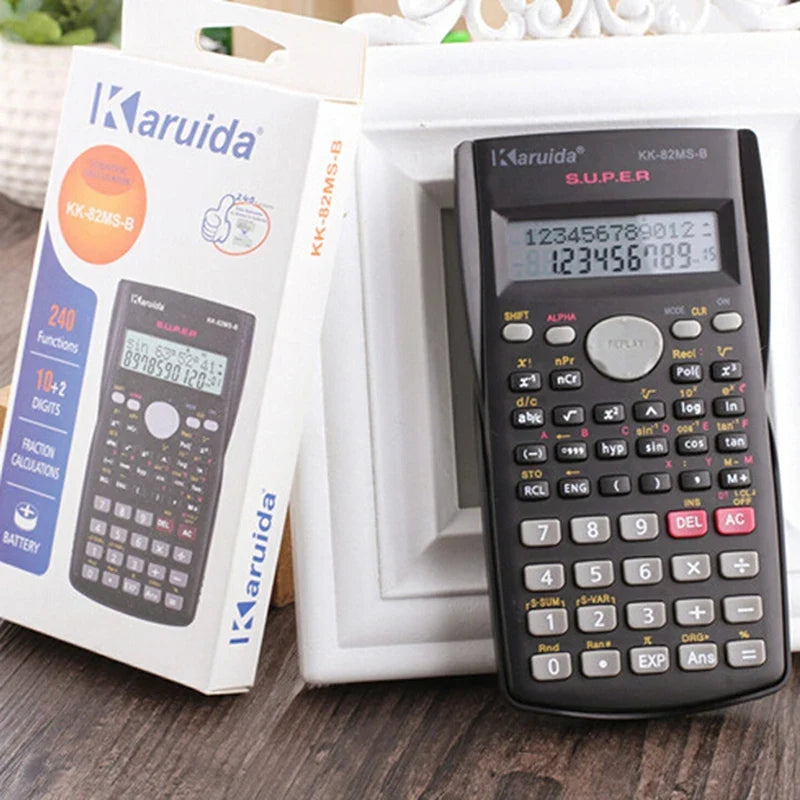 KOQZM 2-Line Scientific Calculator | 240 Functions, LCD
