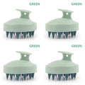 Soft Silicone Scalp Massage Shampoo Brush & Bath Comb
